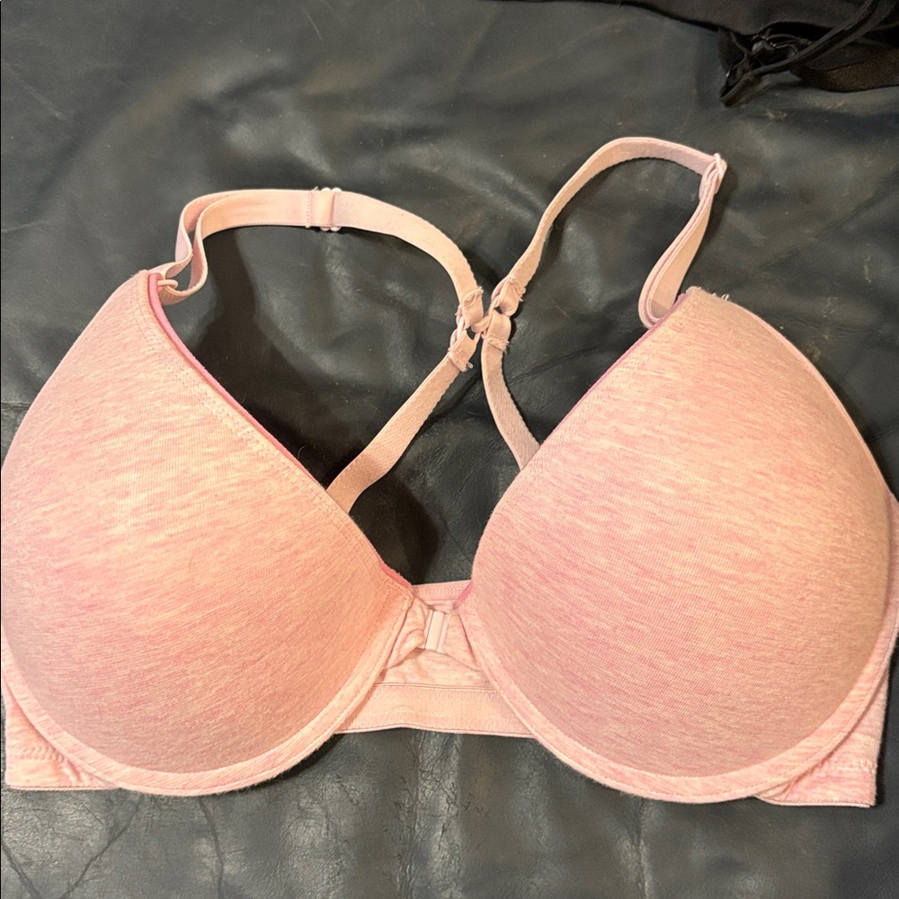Fruit of the Loom Padded Light Pink Bra that closes in the front